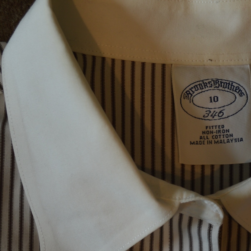 Classic non-iron Brook Brothers shirt for women